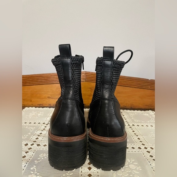 ALEX MARIE black combat style boots-12M New without box - Picture 3 of 8